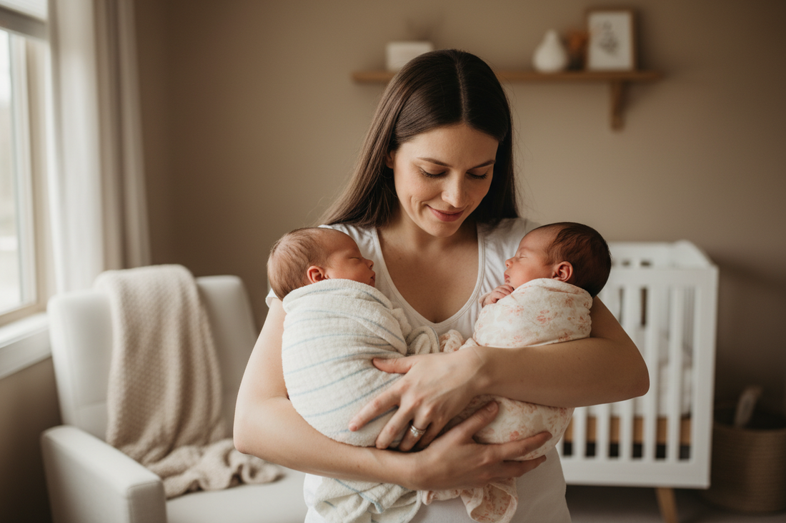 Madre con bebés gemelos: ayudas por parto múltiple en 2025